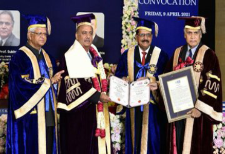 RI President Elect Mehta awarded with the D. Litt Honoris causa